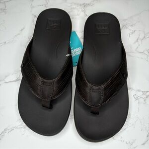 Men’s Reef Cushion Lux Brown Sandals Flip Flops 10